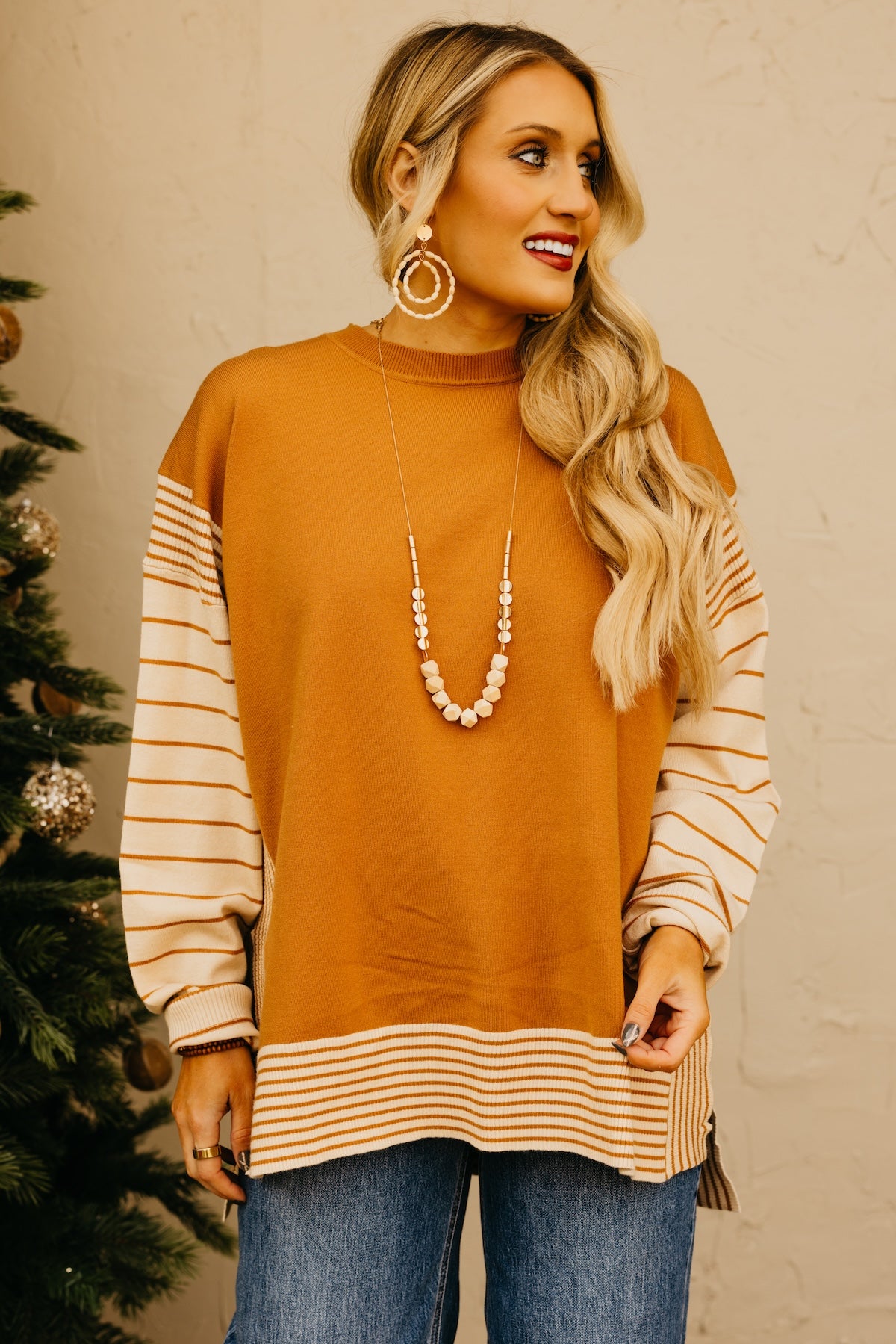 The Lakyn Panel Longline Sweater