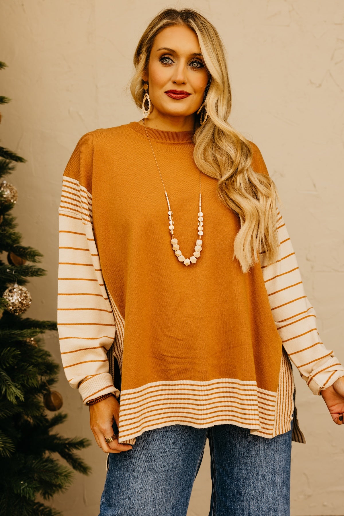 The Lakyn Panel Longline Sweater