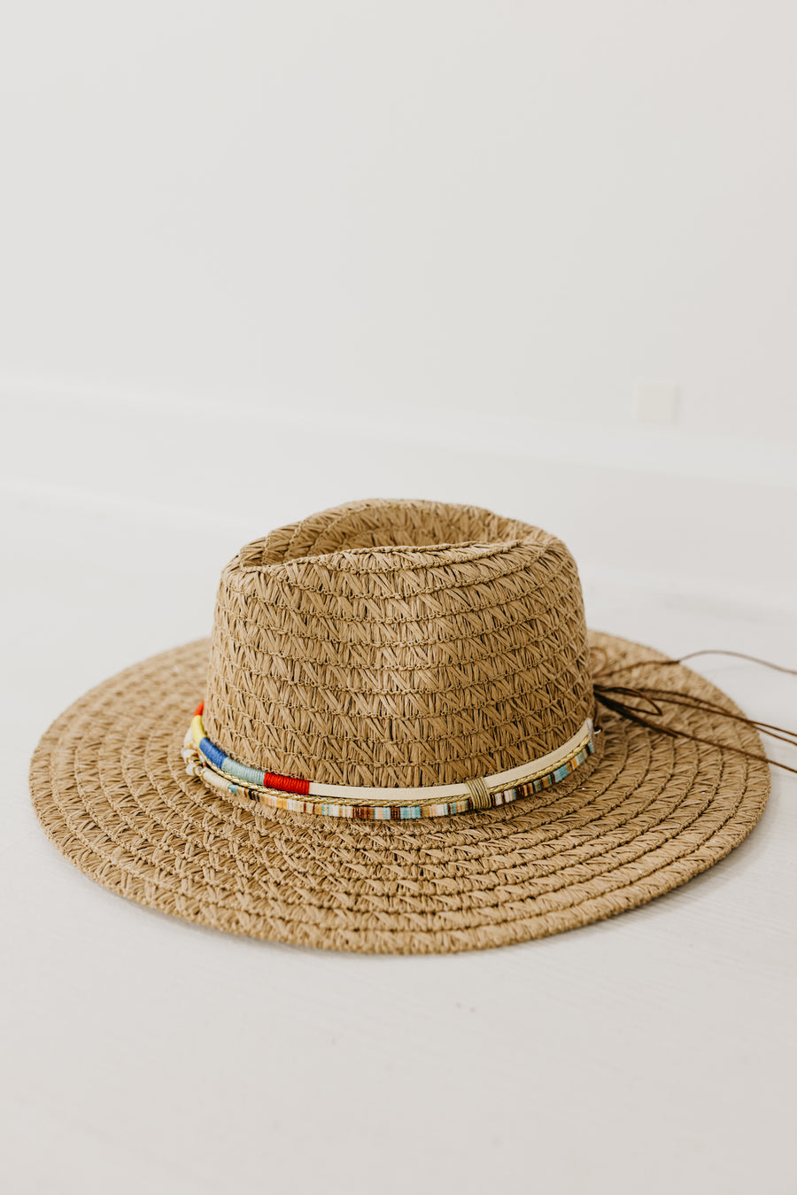 The Miyah Woven Straw Sun Fedora Hat