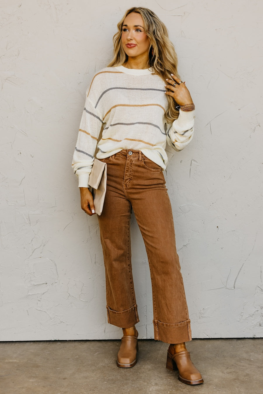 The Suri Striped Cozy Sweater