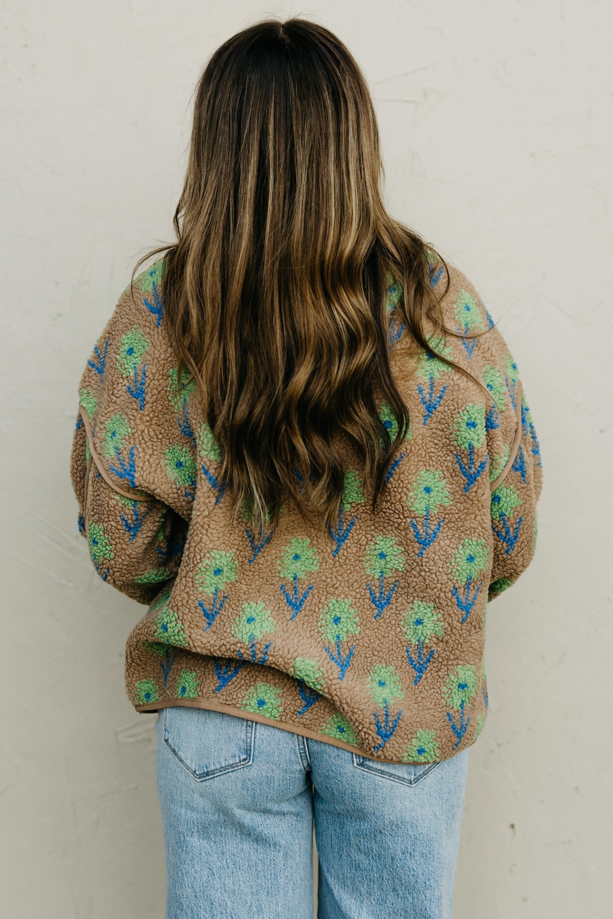 The Marsha Floral Fleece Jacket