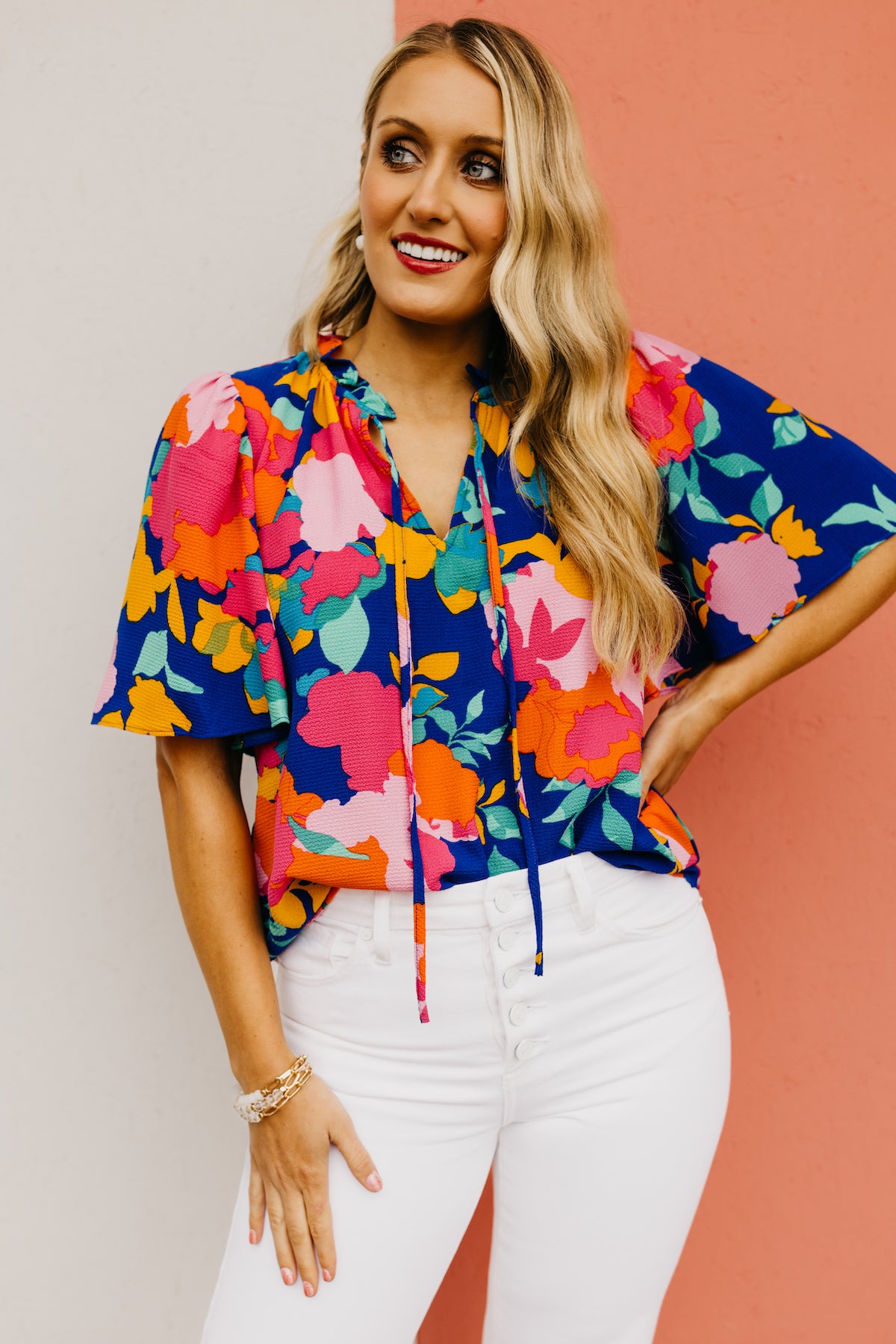 The Marisol Floral Crepe Top