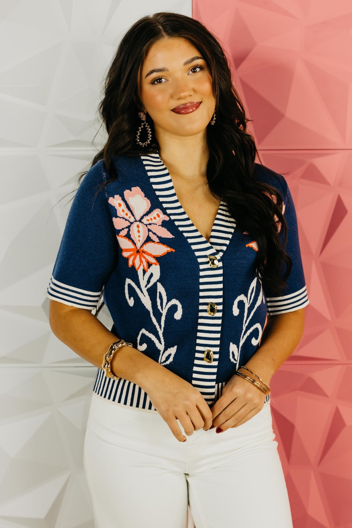 The Riley Floral Cardigan Top