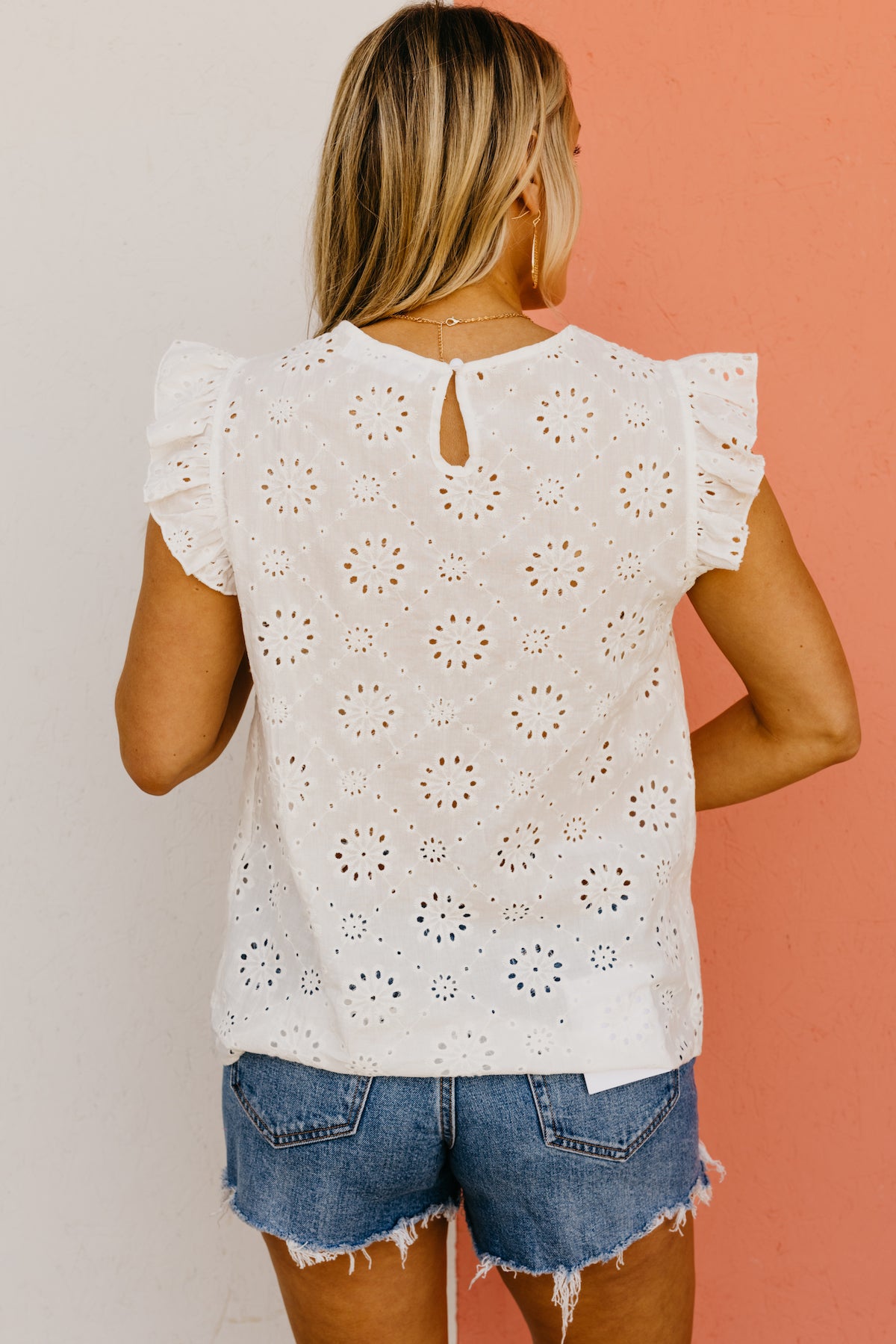 The Marlee Embroidered Eyelet Blouse