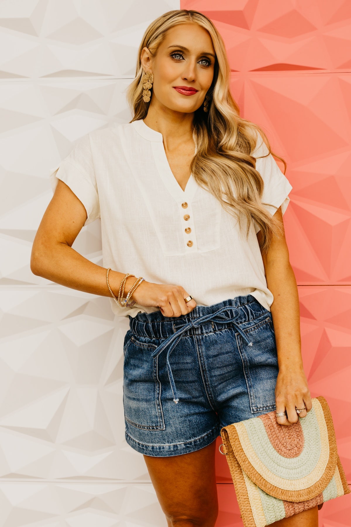 The Winnie Henley Bat Wing Sleeve Top