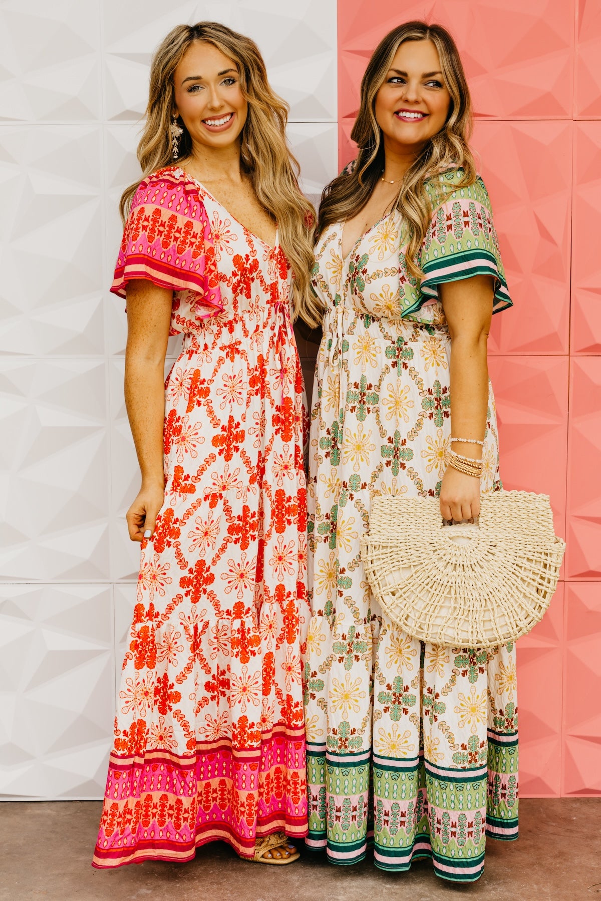 The Dennis Flutter Sleeve Maxi Dress