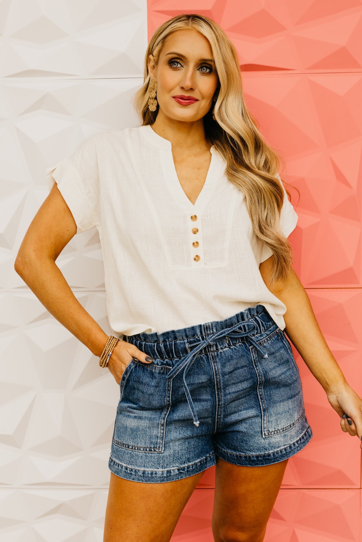 The Winnie Henley Bat Wing Sleeve Top