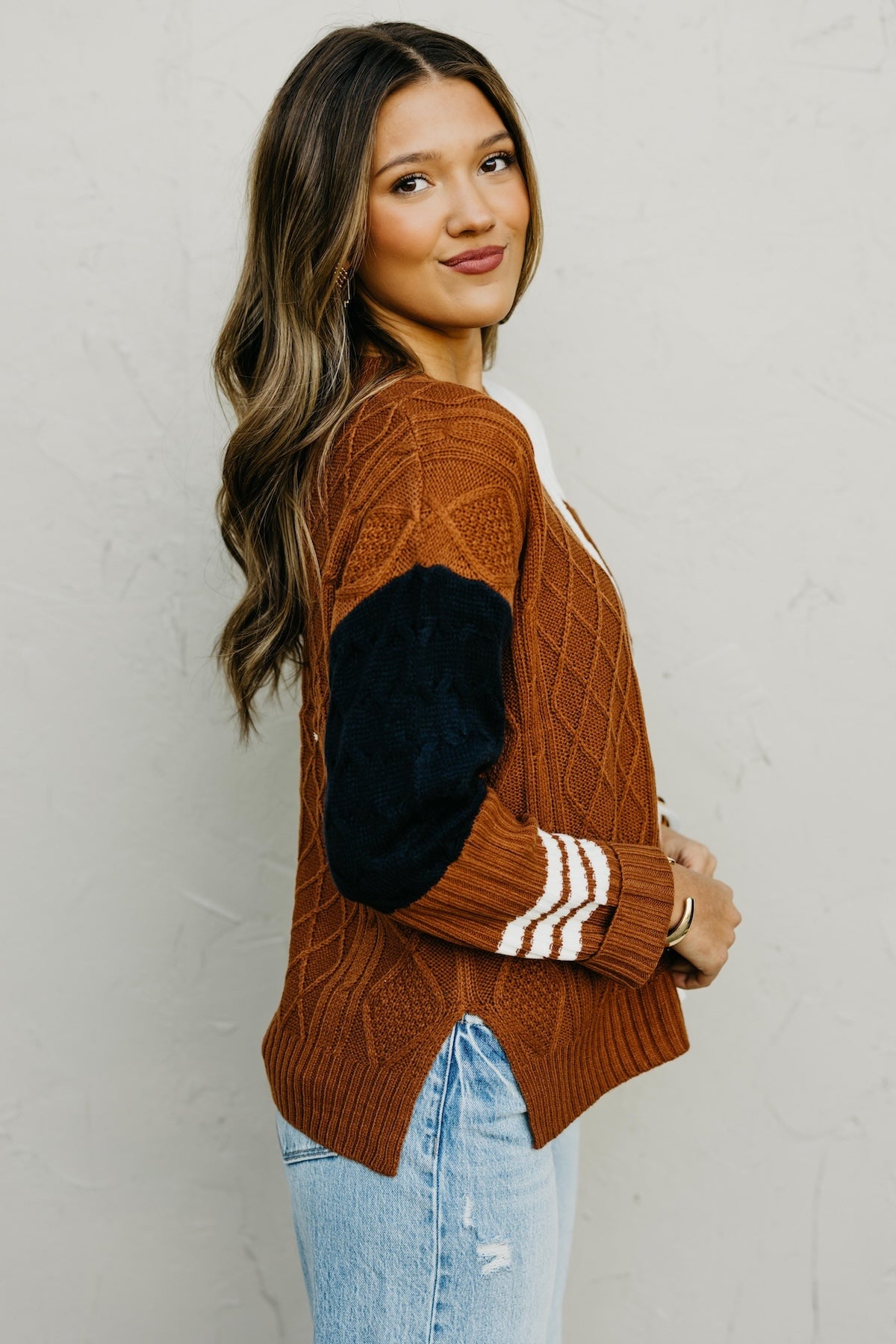 The Laylah Color Block Sweater