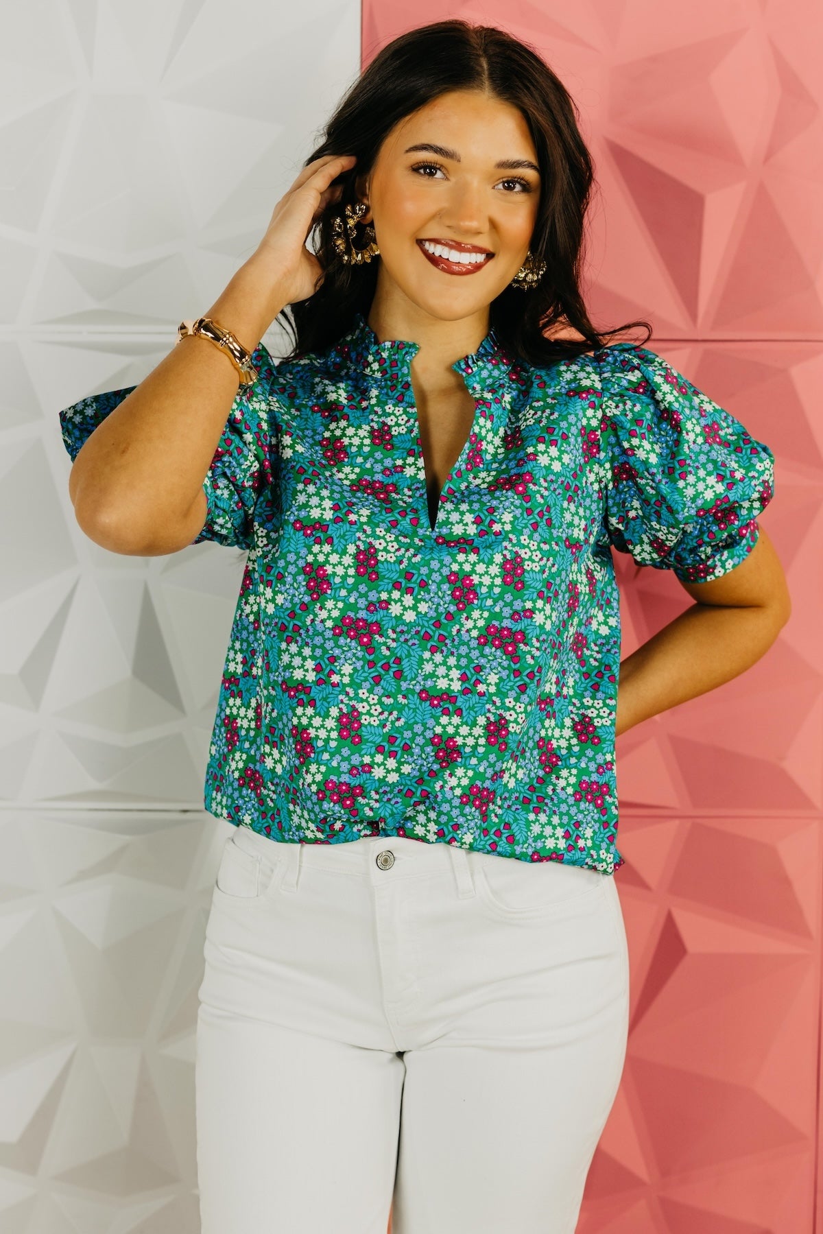 The Milan Puff Sleeve Blouse