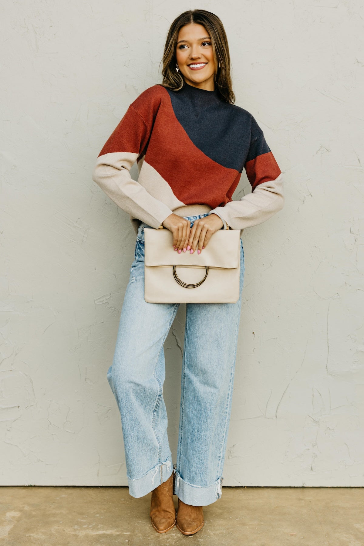 The Aniya Mock Neck Sweater