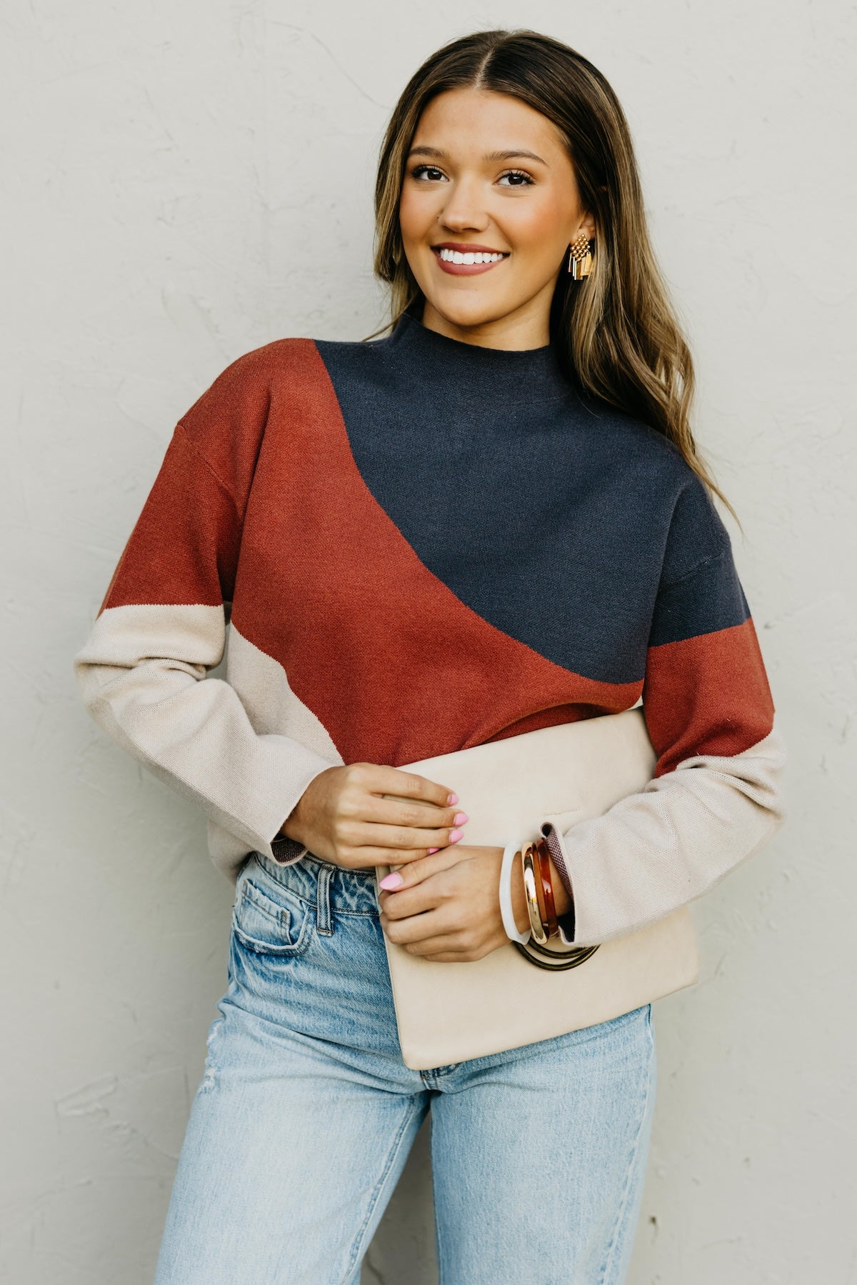 The Aniya Mock Neck Sweater