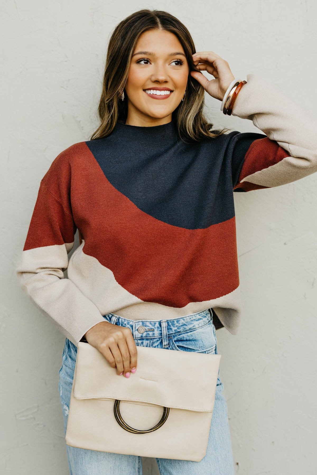 The Aniya Mock Neck Sweater
