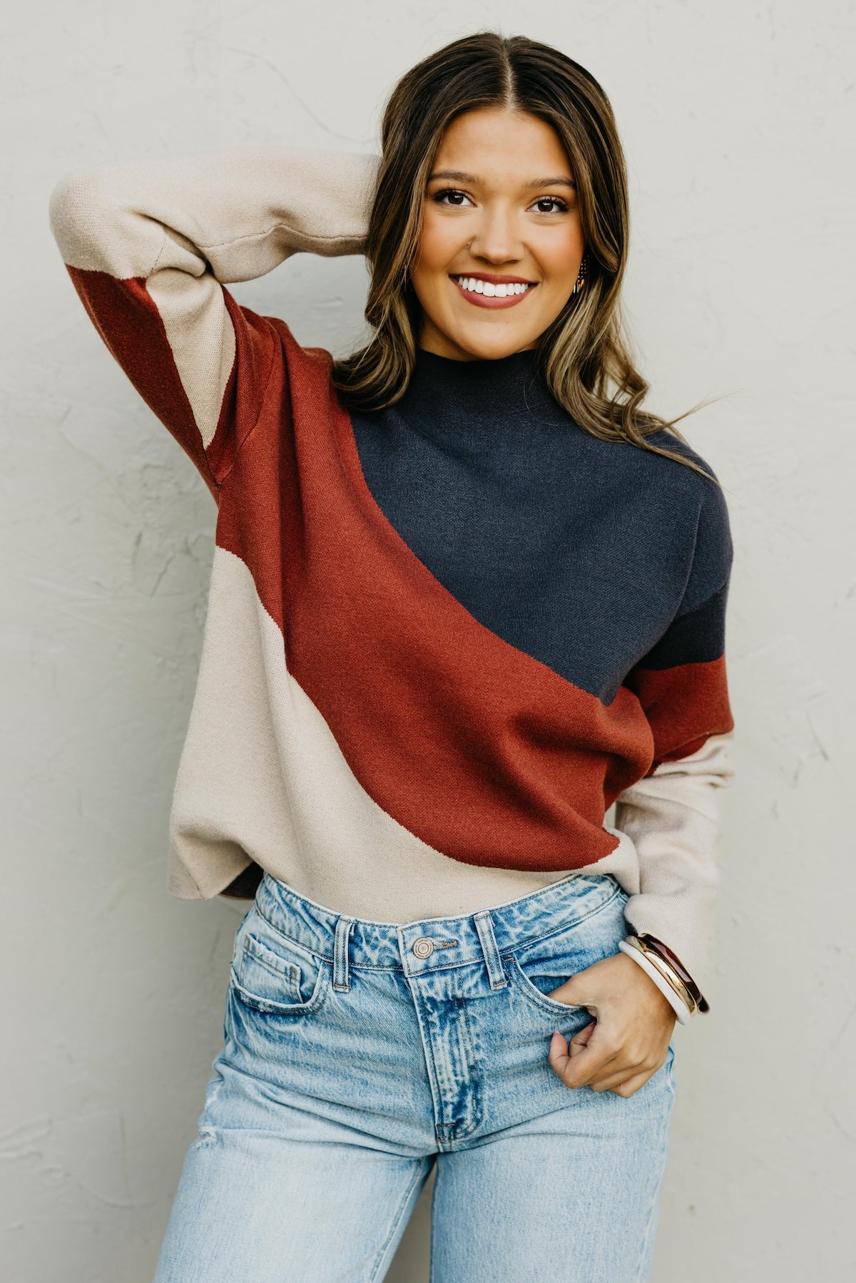 The Aniya Mock Neck Sweater