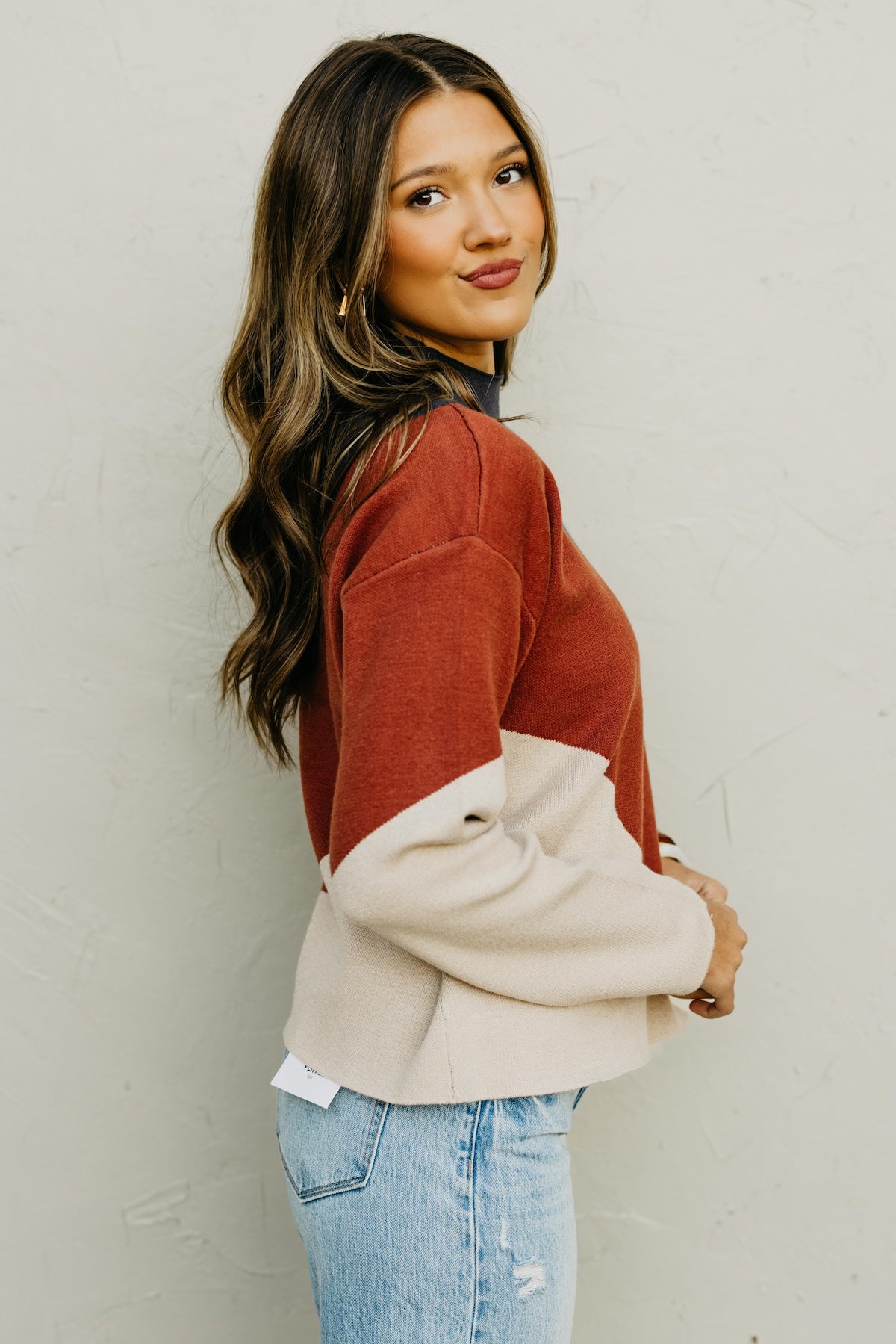 The Aniya Mock Neck Sweater