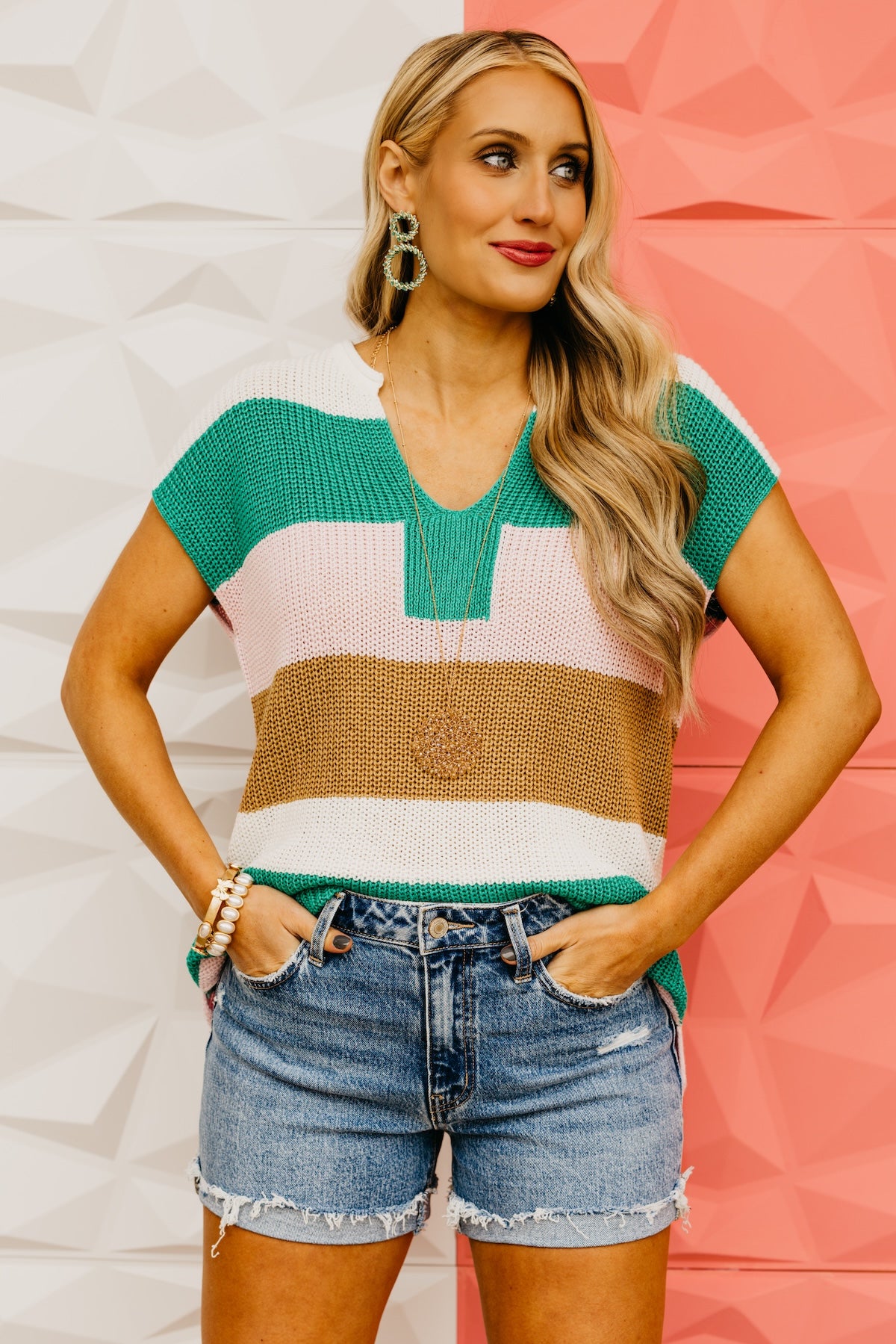 The Dupree Color Block Sweater Vest