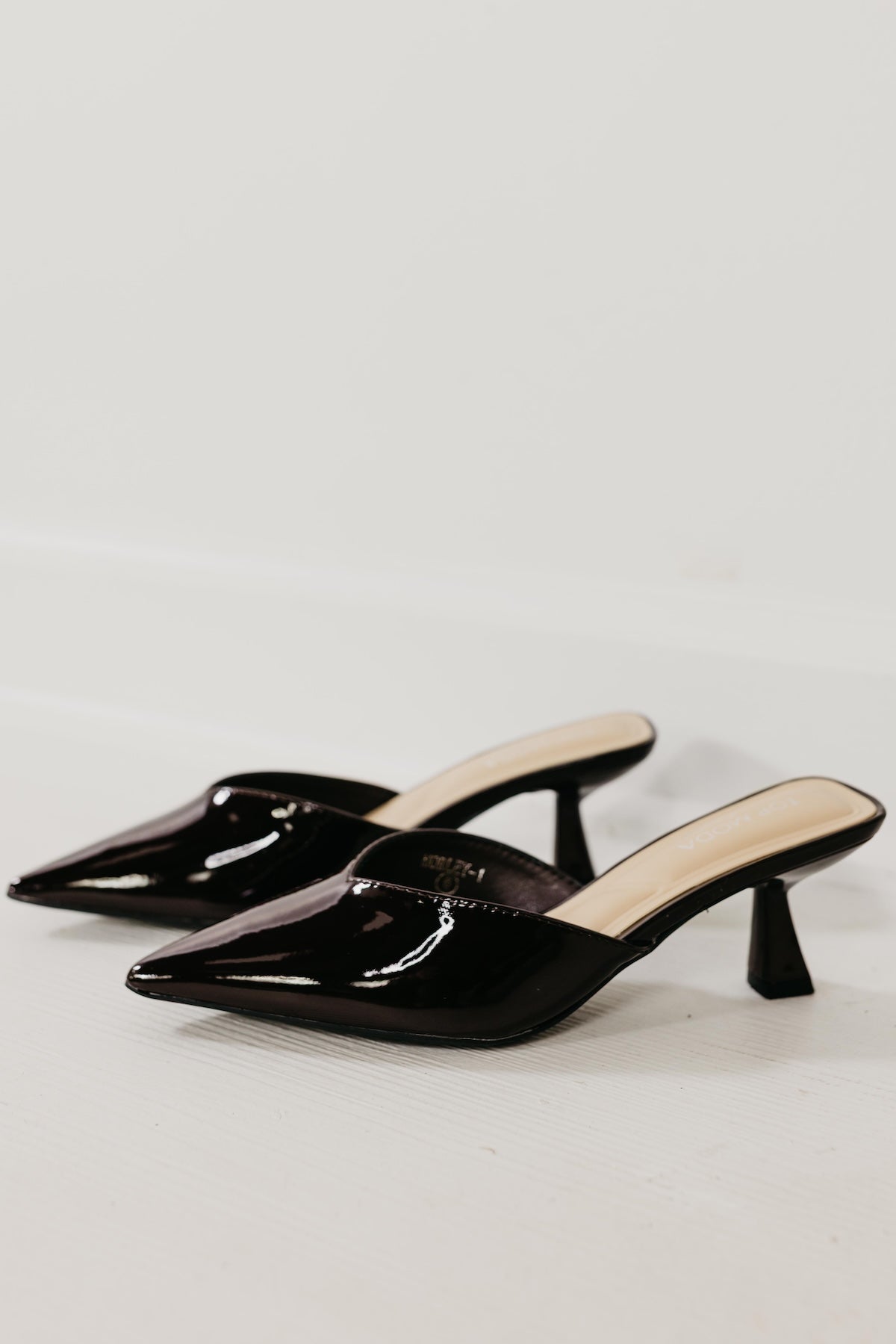 The Morley Patent Kitten Heels