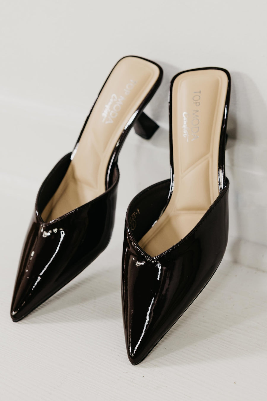 The Morley Patent Kitten Heels