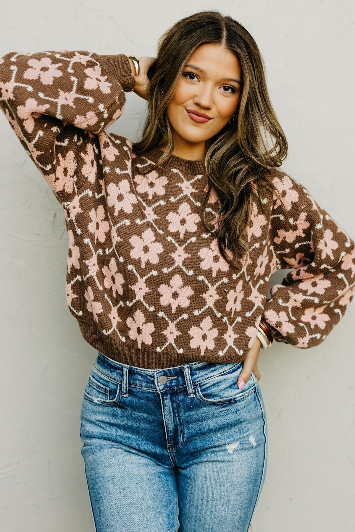 The Joanna Floral Sweater