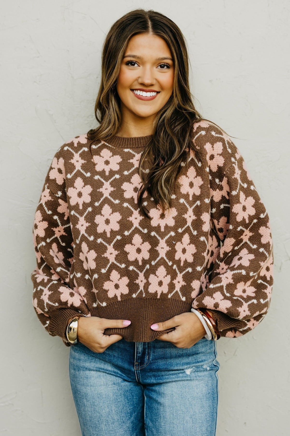 The Joanna Floral Sweater