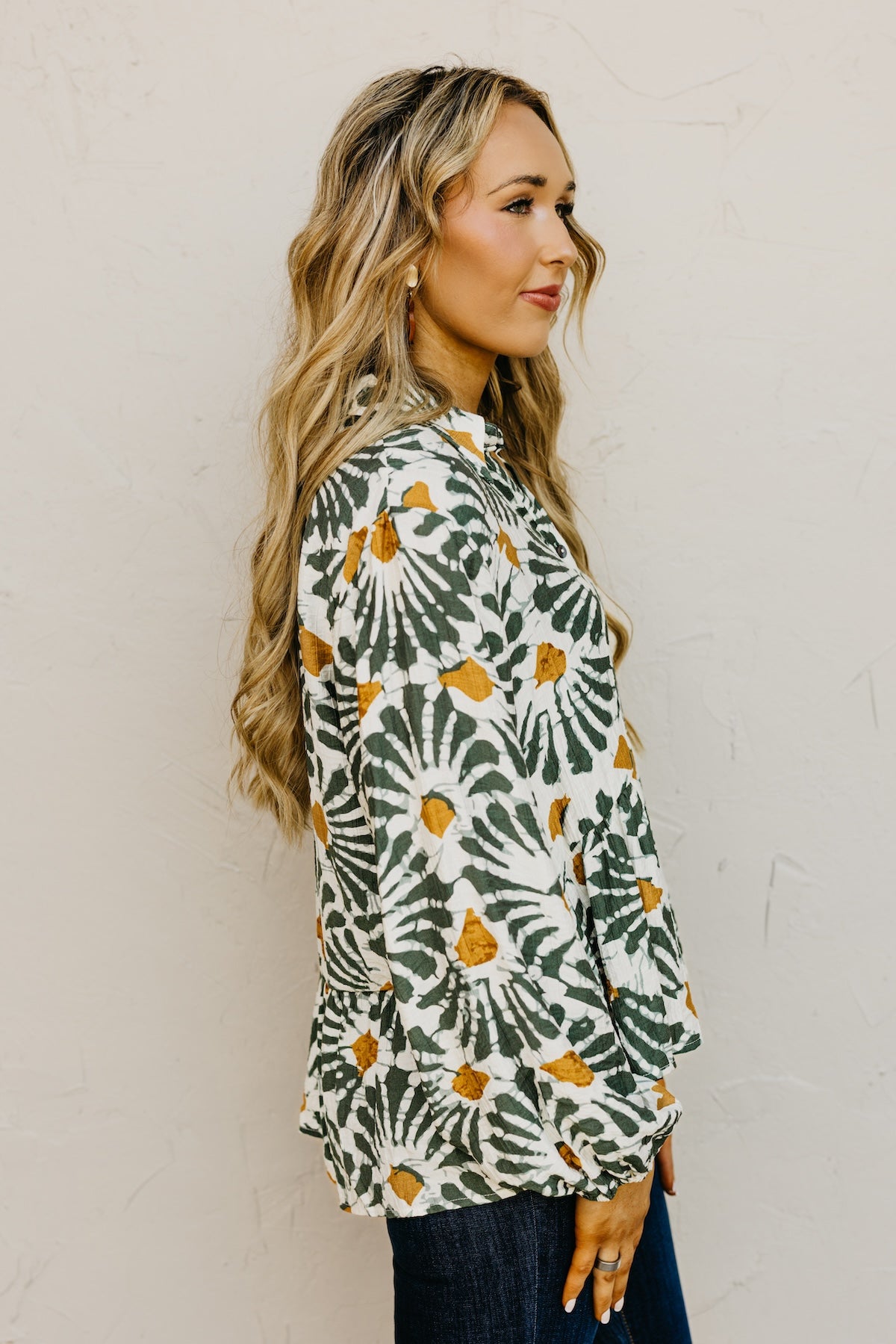 The Patricia Printed Button Front Shirt
