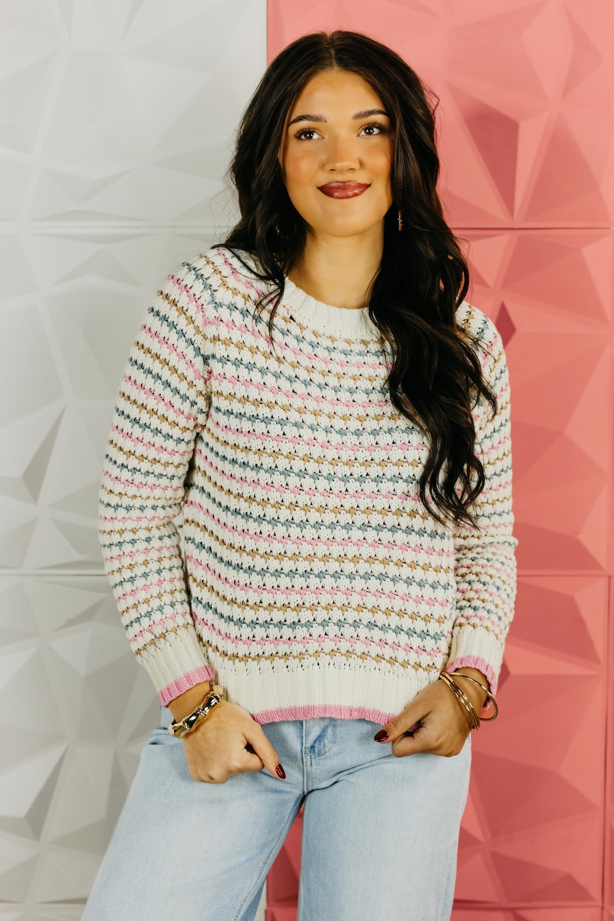 The Allison Chunky Weave Sweater