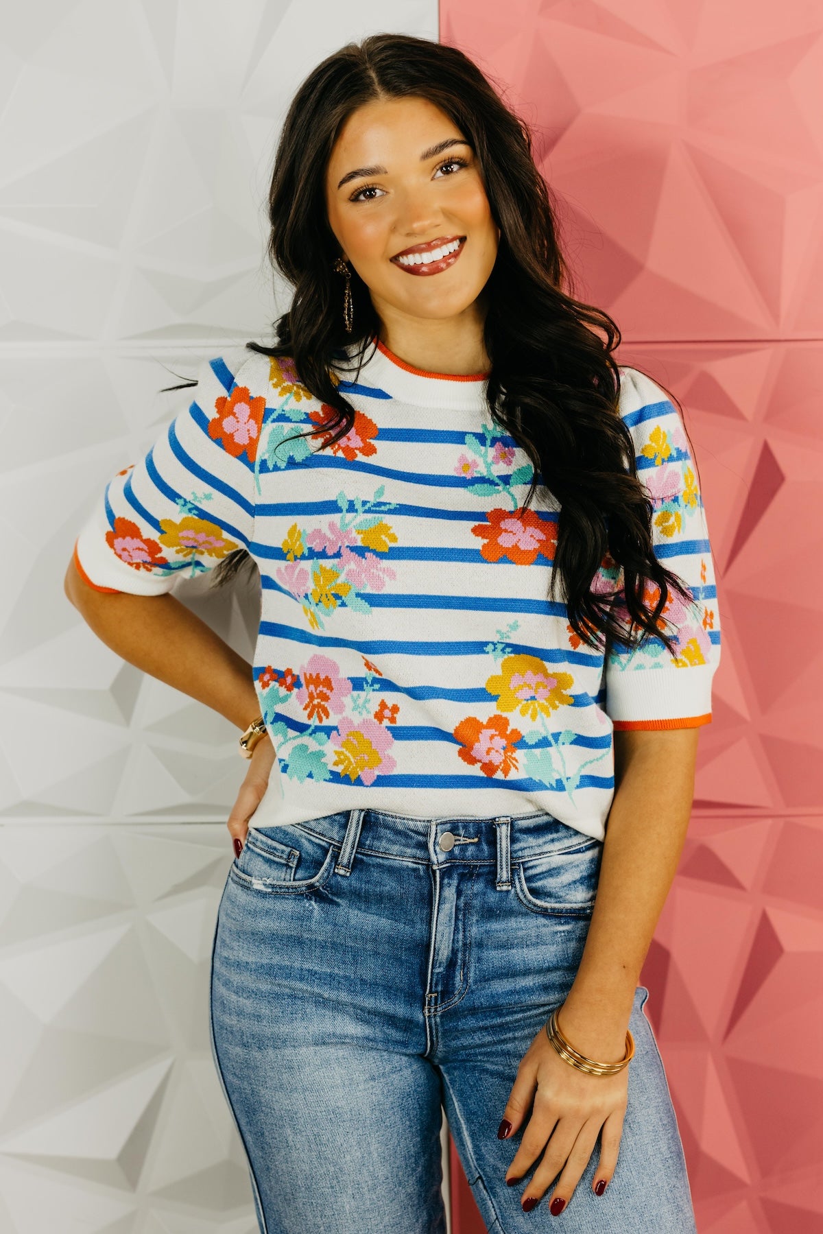 The Genesis Floral Sweater Top