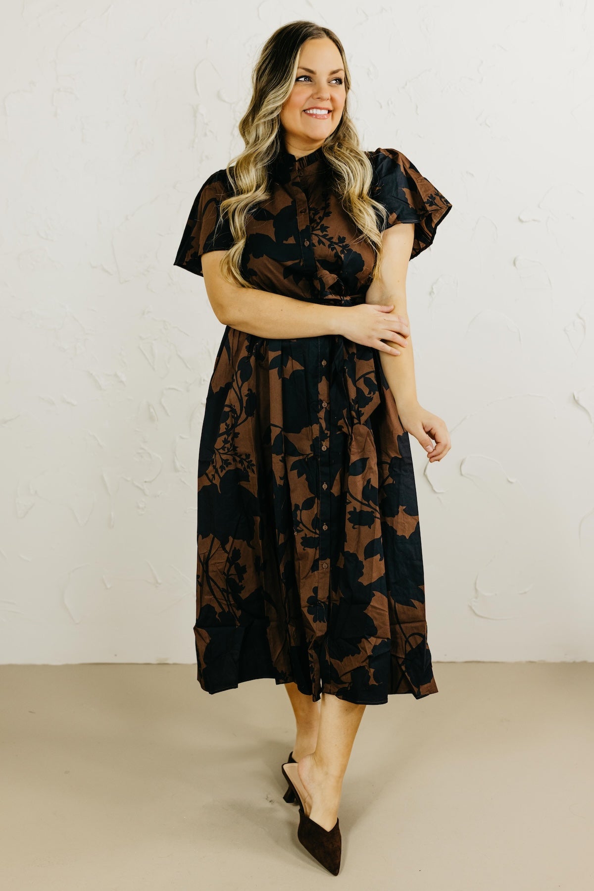 The Somerton Floral Midi Dress