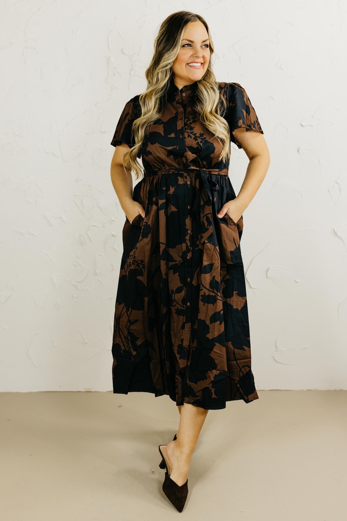 The Somerton Floral Midi Dress