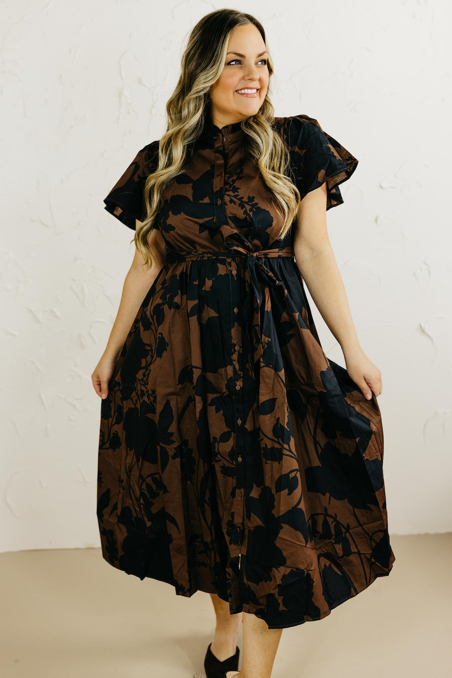 The Somerton Floral Midi Dress
