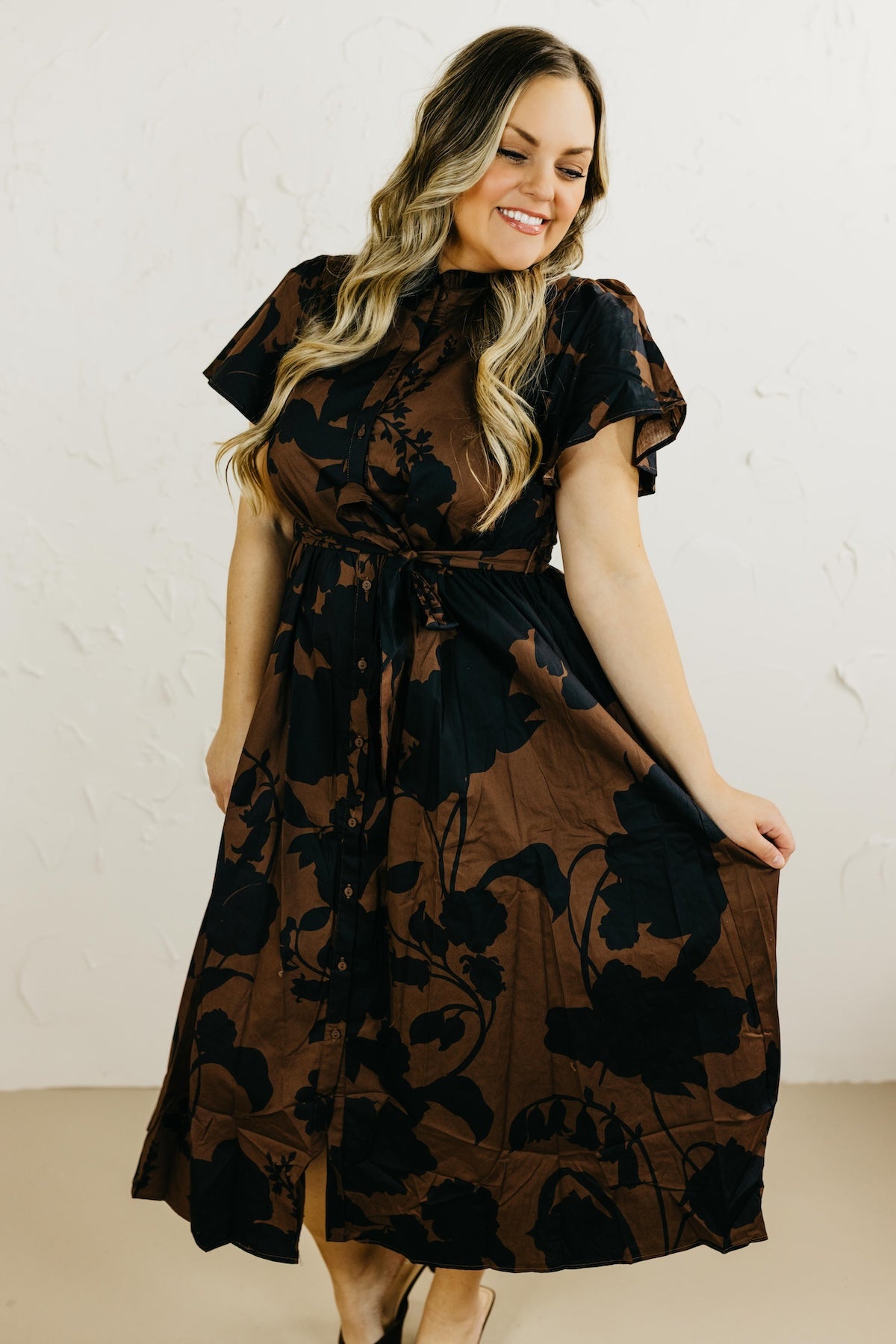 The Somerton Floral Midi Dress