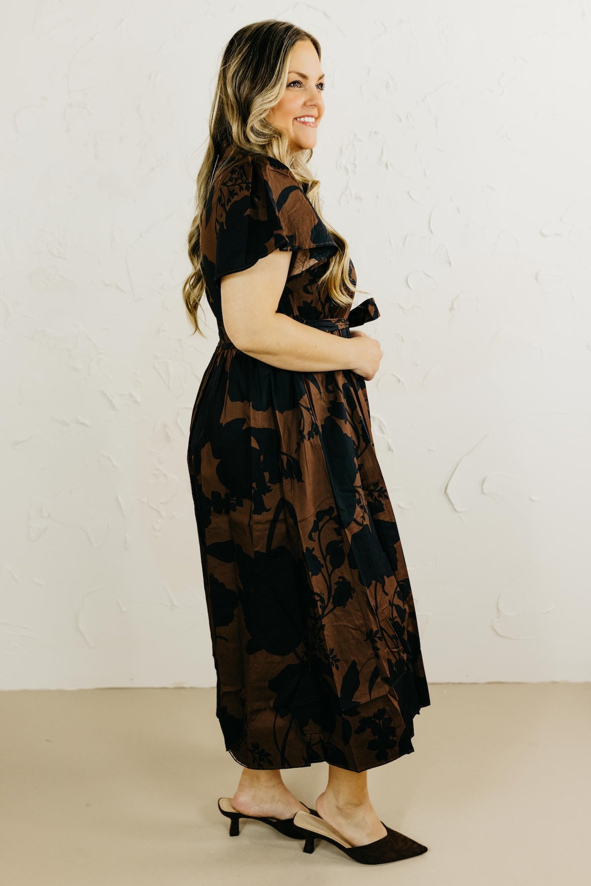 The Somerton Floral Midi Dress