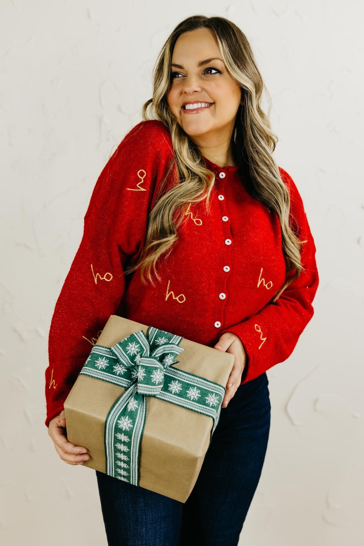 The Rylan Festive Embroidered Cardigan