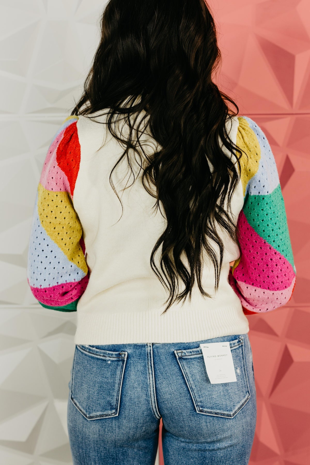 The Gabriel Color Block Sleeve Sweater