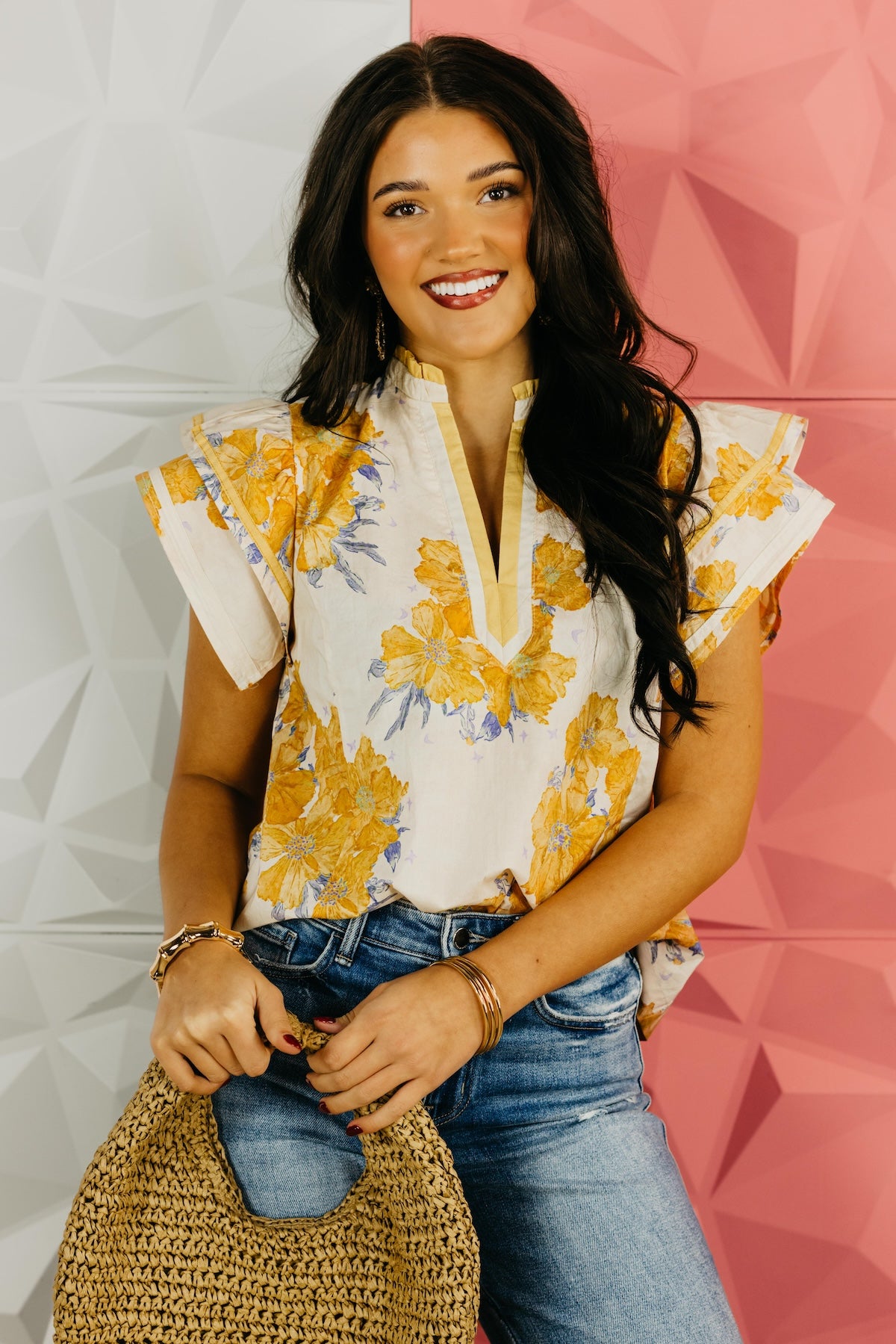 The Desiree Floral Blouse