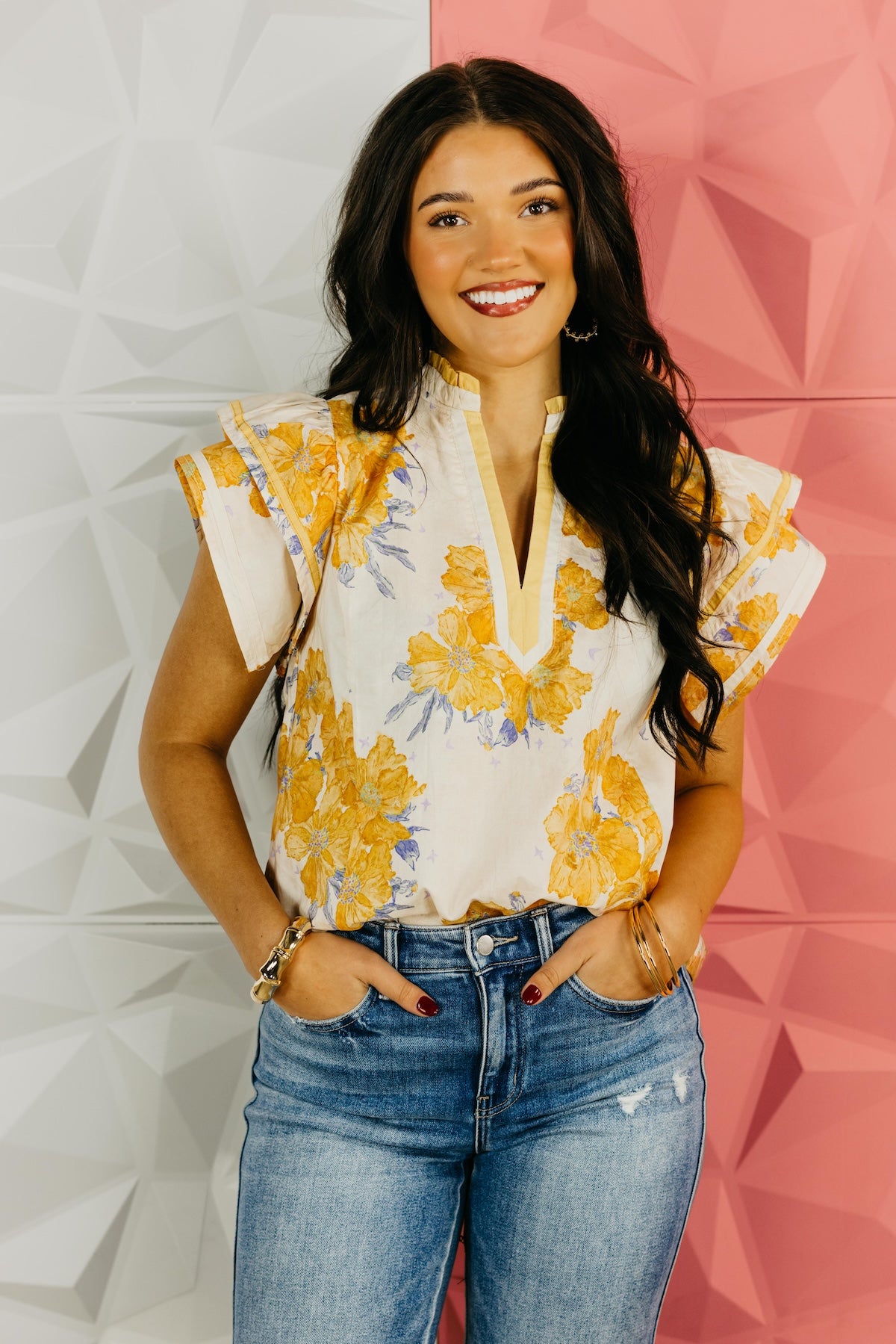 The Desiree Floral Blouse