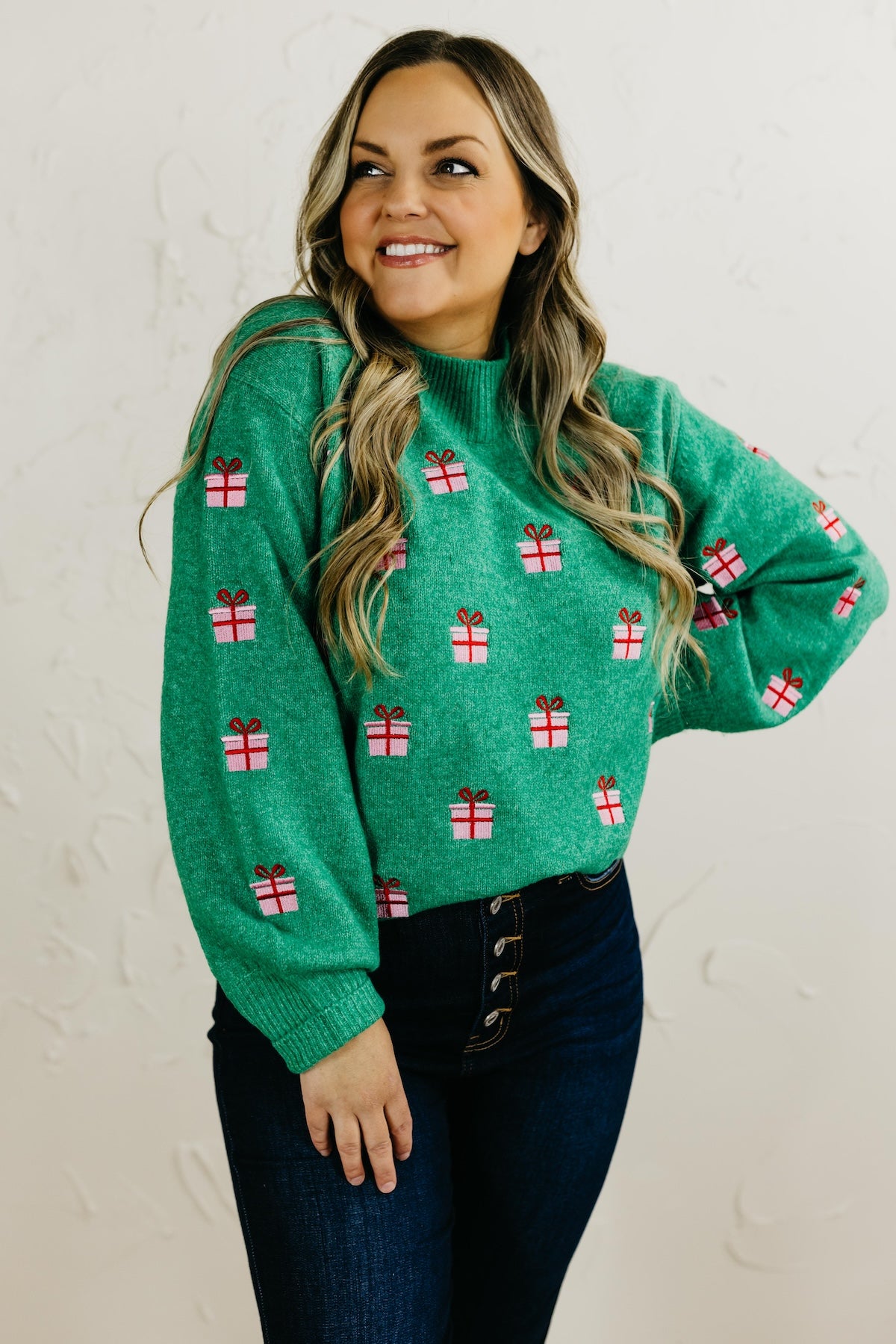 The Clausey Present Sweater