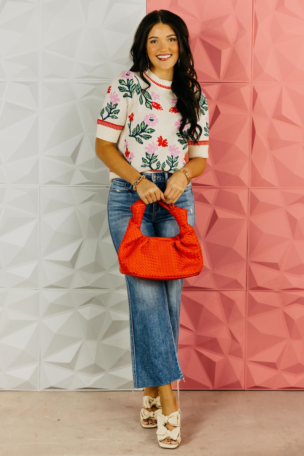 The Sawyer Floral Sweater Top