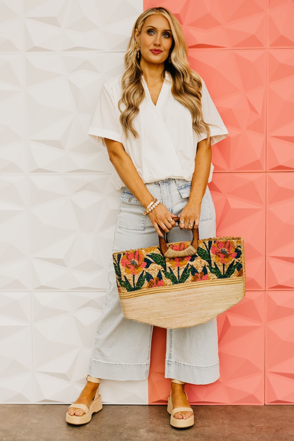 The Jaiden Surplice Ruched Shirt