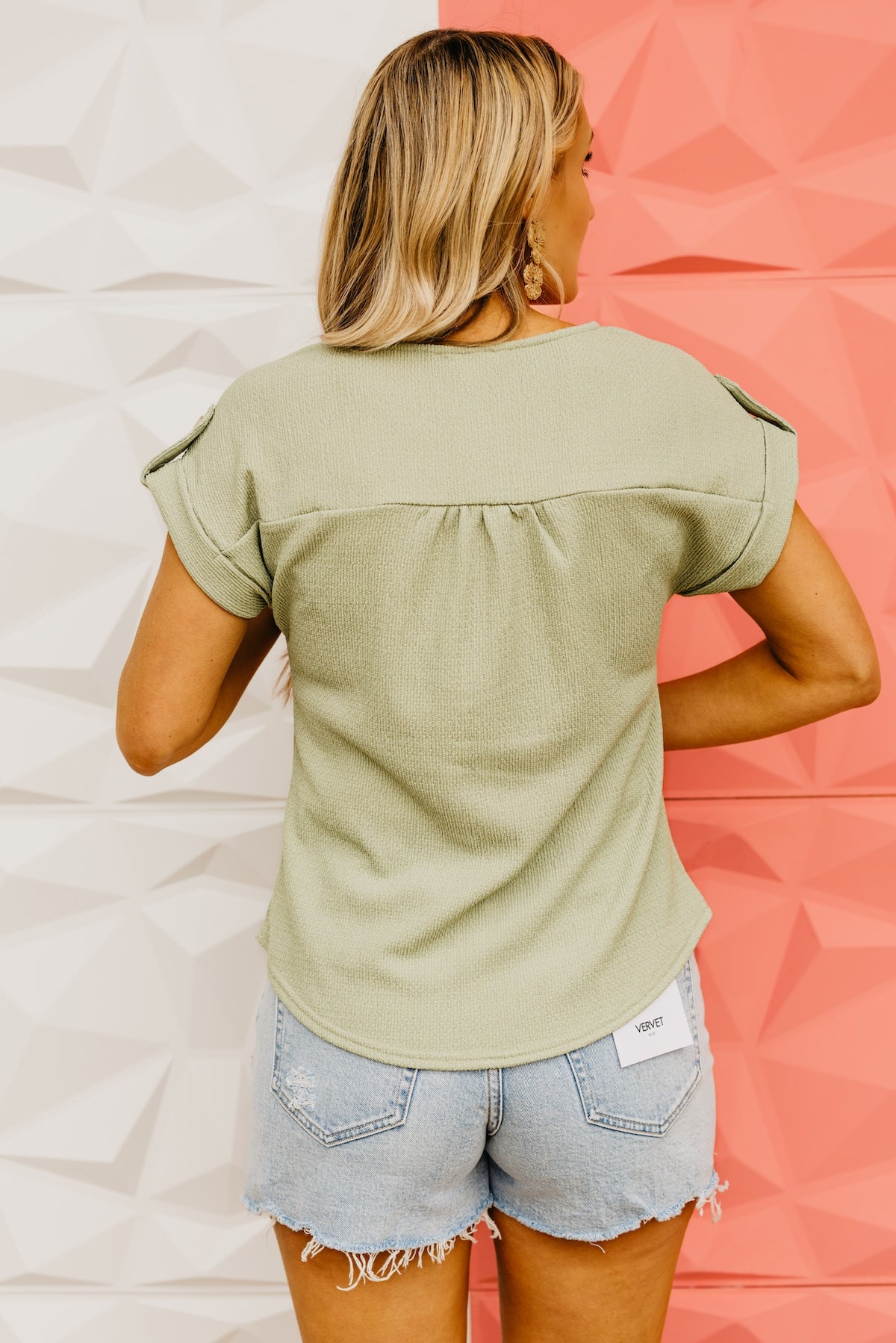 Vervet Denim | The Rebecca High Rise Distressed Shorts