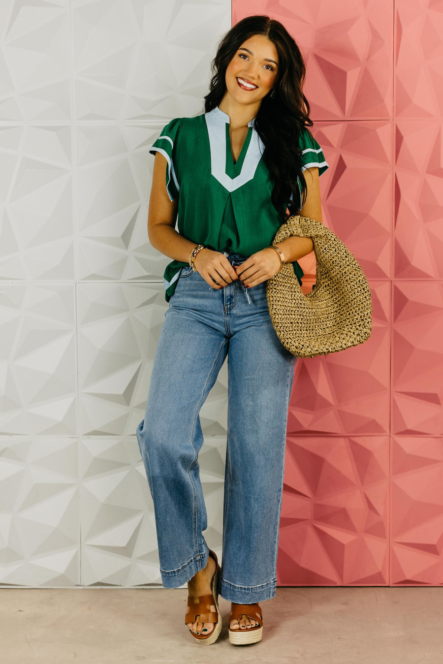 The Susan Flutter Sleeve Top