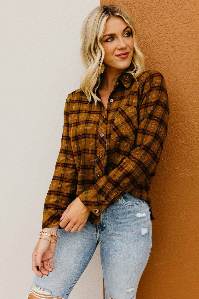 The Ricky Raw Hem Plaid Shirt
