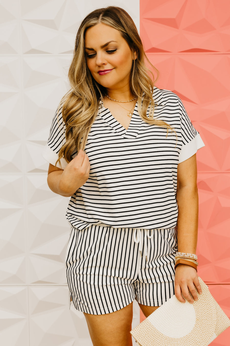 The Chrisley Striped Shorts Set