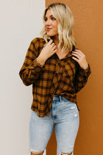 The Ricky Raw Hem Plaid Shirt