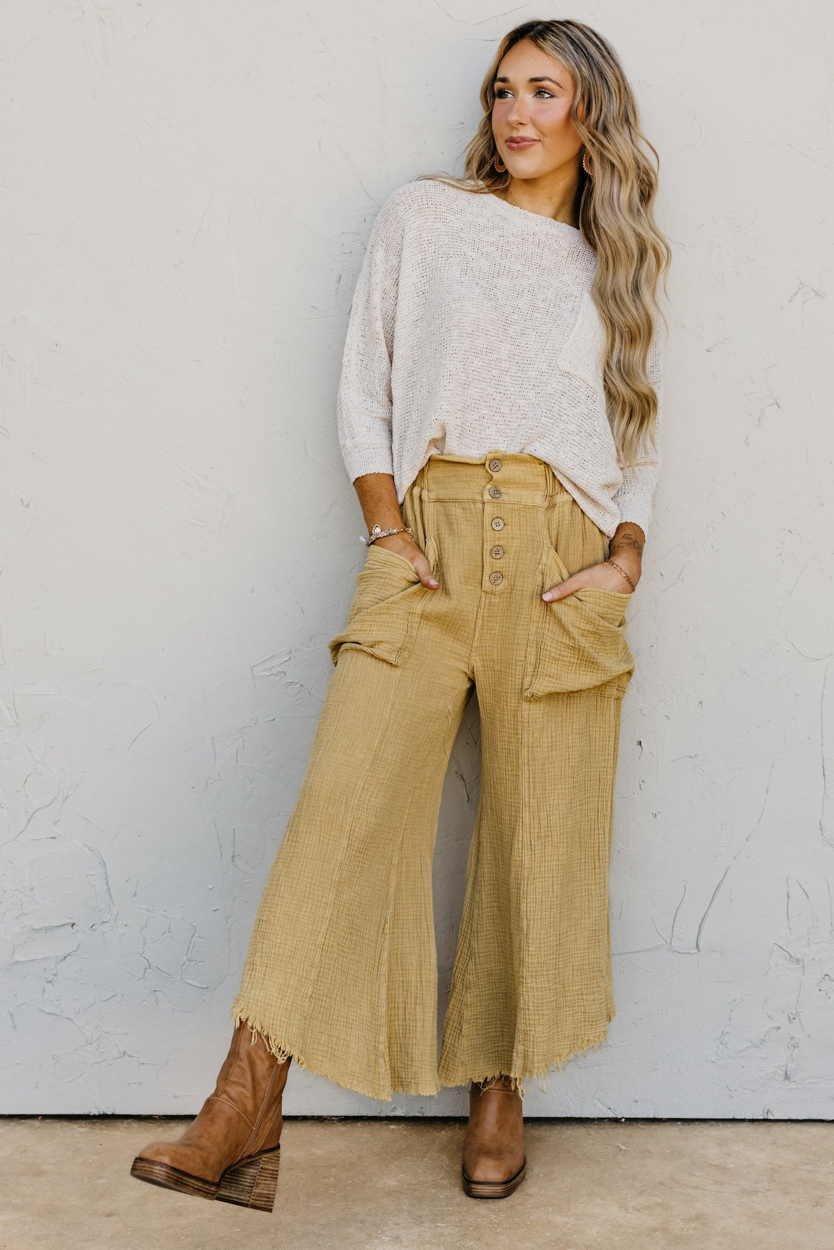 The Norma Dolman Sleeve Pocket Sweater
