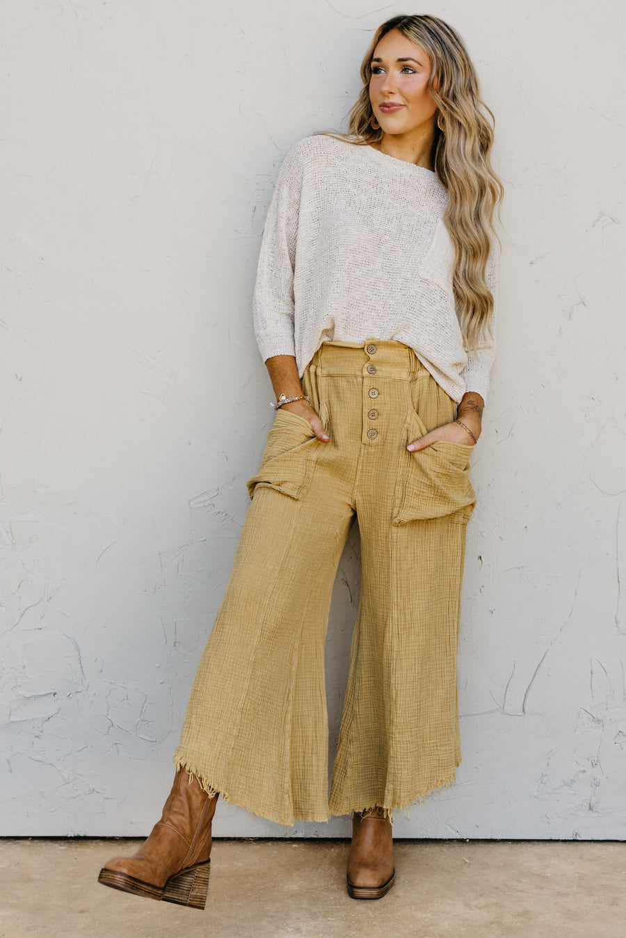 The Norma Dolman Sleeve Pocket Sweater