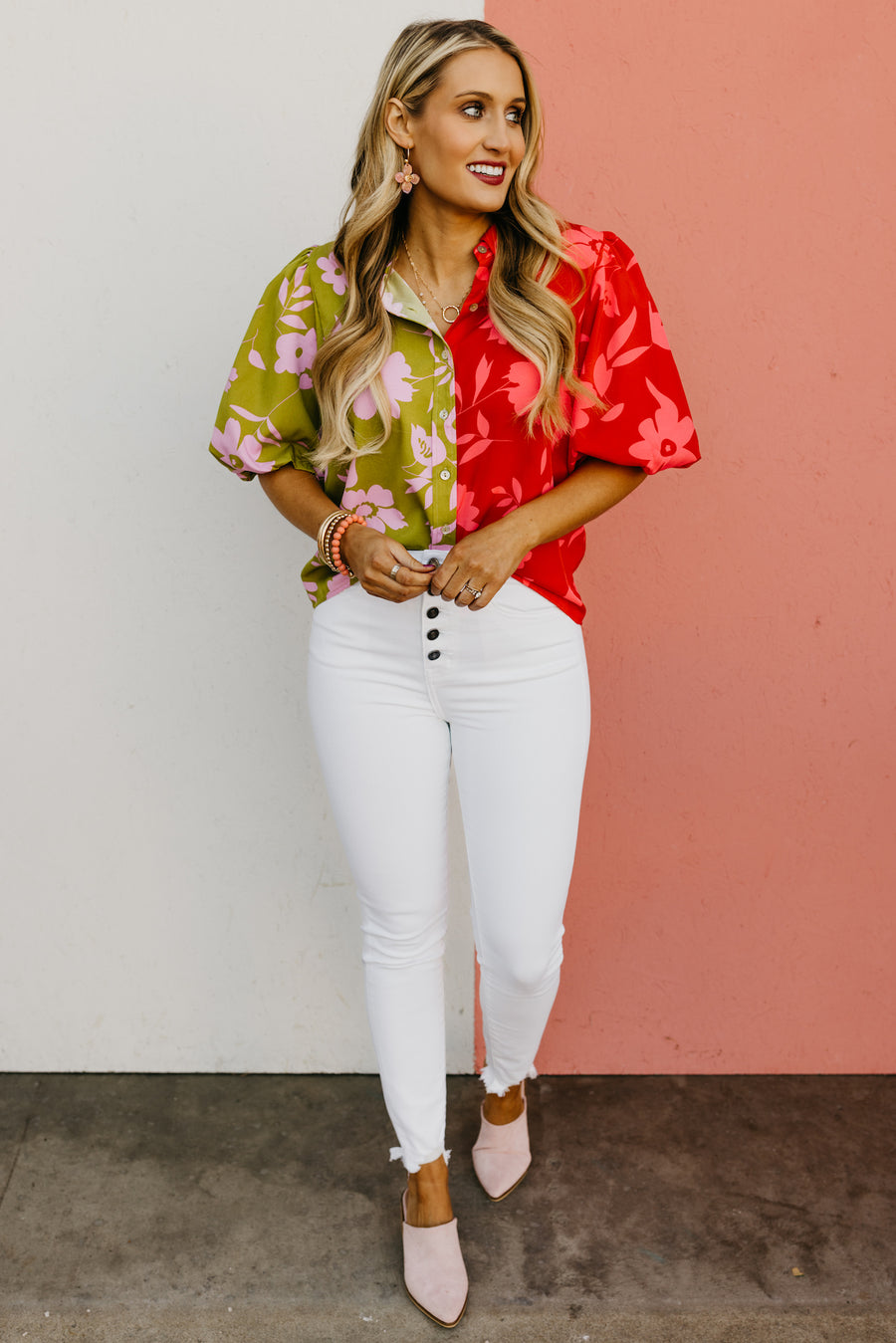 The Dawson Floral Puff Sleeve Shirt