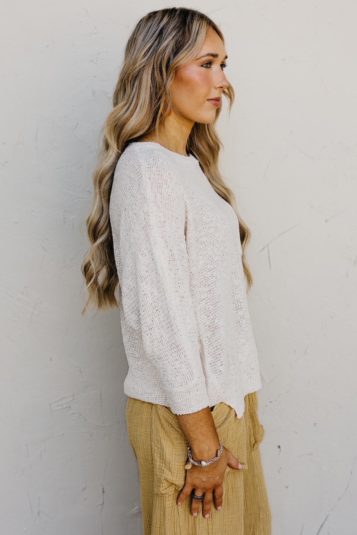 The Norma Dolman Sleeve Pocket Sweater