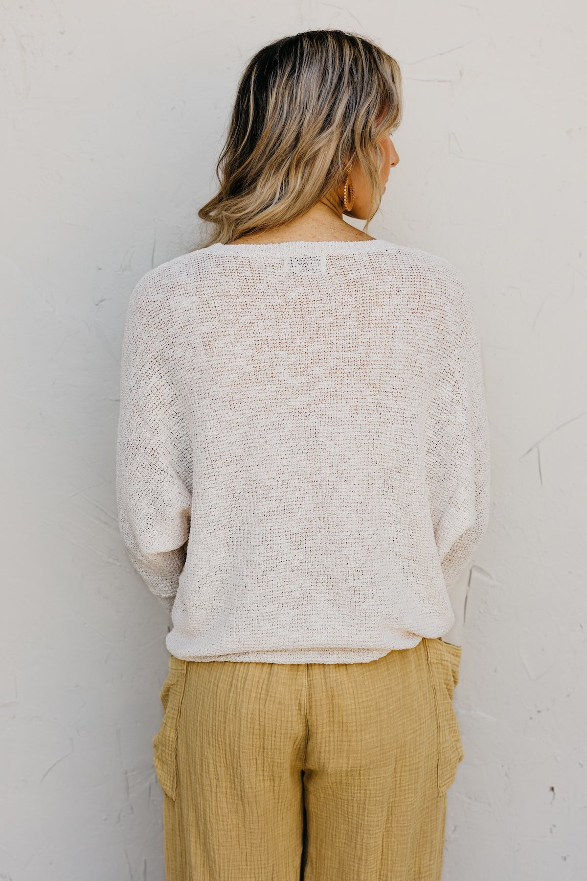 The Norma Dolman Sleeve Pocket Sweater