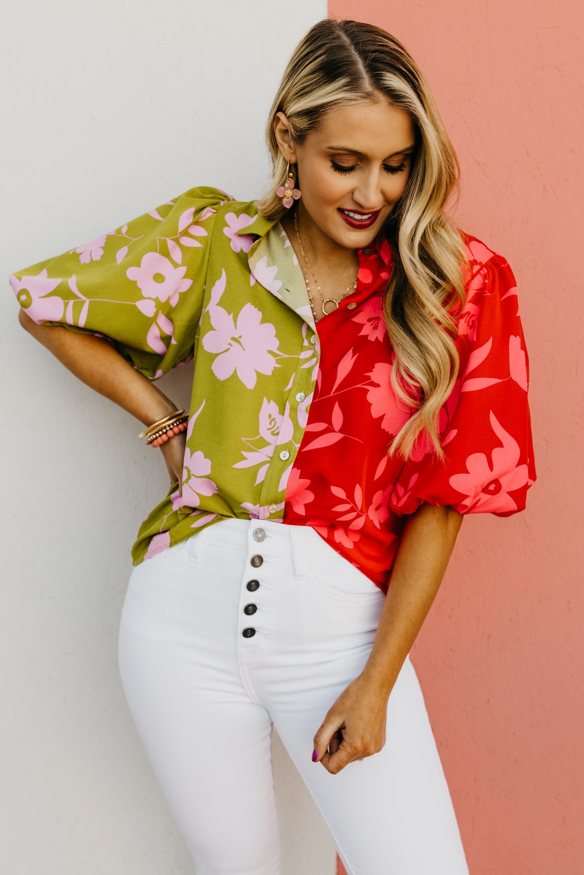 The Dawson Floral Puff Sleeve Shirt