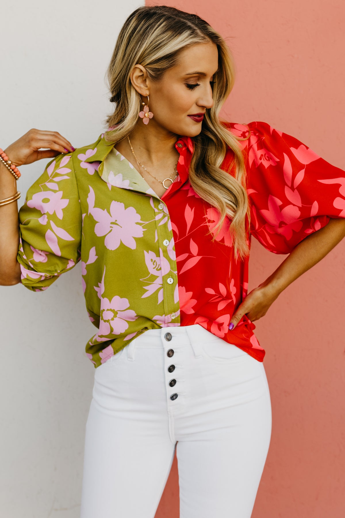 The Dawson Floral Puff Sleeve Shirt